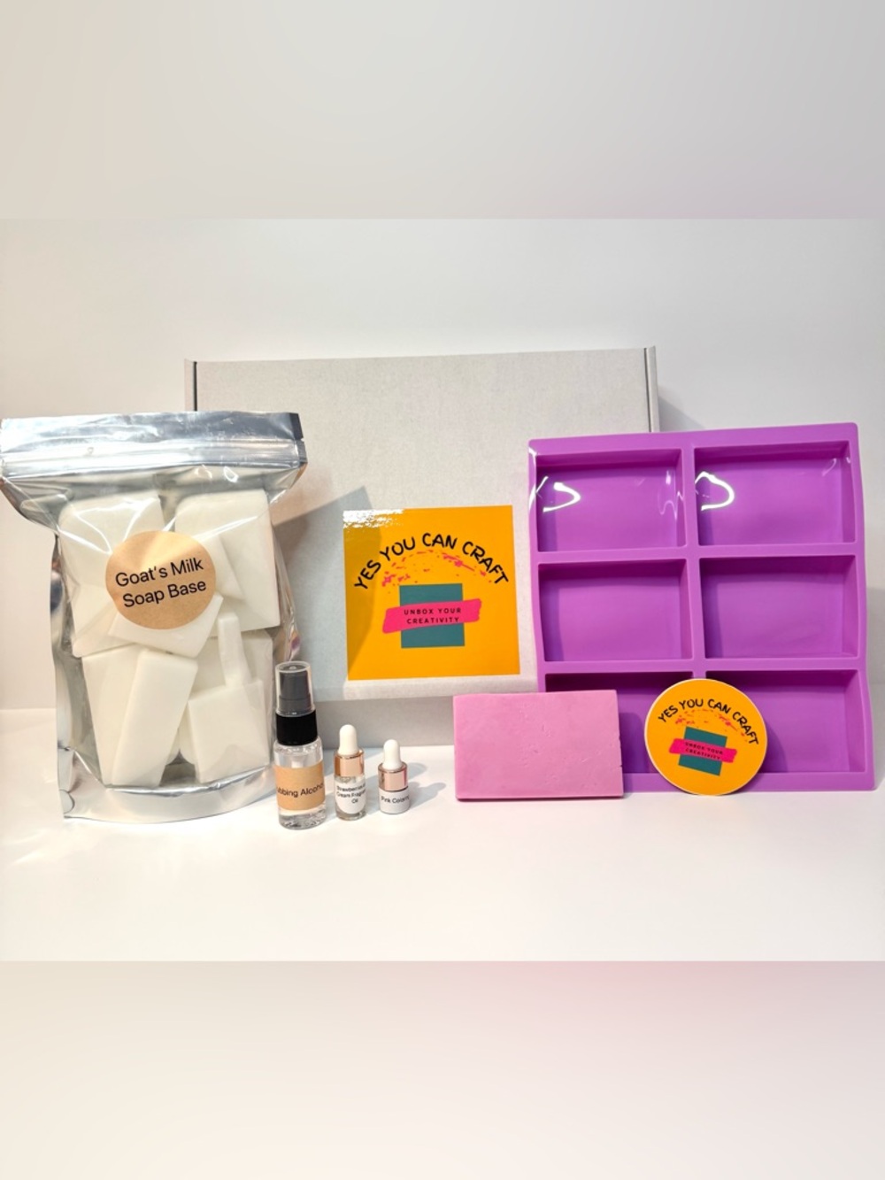 Create Your Own Goat's Milk Soap - Strawberries and Cream